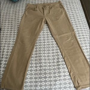 Khaki Colored Levi 511’s 33L x 30W